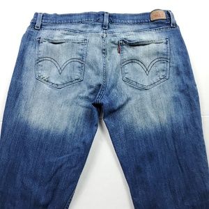 Levi's 524 Too Superlow Boot Cut Jeans Size 15 M